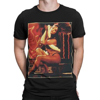 Mystische Frau Schlangentanz Fantasy Grafik Unisex Herren 100% Baumwolle T-Shirt Herren T-Shirts Oberteil Damen Damen Oberteil
