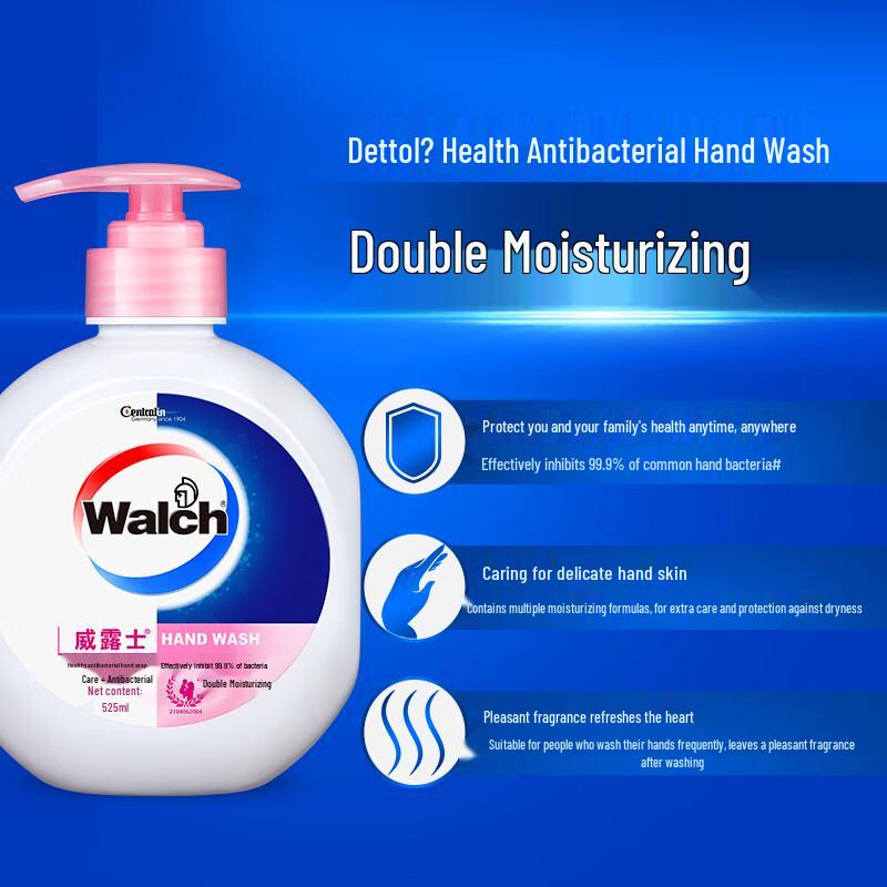 Walch Healthy Antibacterial Moisturizing Hand Wash (4-Pack)