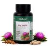 Vedique Mariendistel Kapseln 600 mg | 80% Silymarin Extrakt | Leberentgiftung & Unterstützung Nahrungsergänzungsmittel | Antioxidative Formel | 60 Veggie-Kapseln