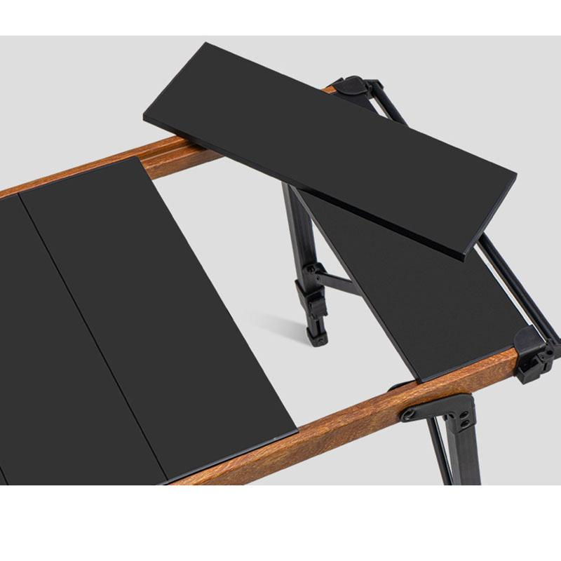 Folding Camping Table Height Adjustable Aluminum Modular Expansion Portable Outdoor Kitchen Table Compact Picnic BBQ Table