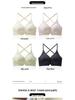 Thin Strap Crossover Backless Push-Up Bra for Small Busts - Seamless, Wirefree, Anti-Sagging, Thin Cup Bra for Women.