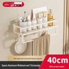 Punch-Free Wall-Mounted Bathroom Storage Rack for Basin and Toilet