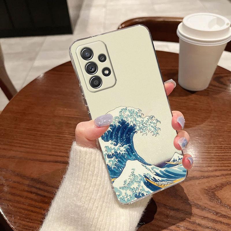 The Great Wave Katsushika Hokusai Phone Case For Samsung Galaxy A56 A57 A37 A55 A54 A36 A35 A26 A25 A16 A17 A07 A52 A34 73 Cover