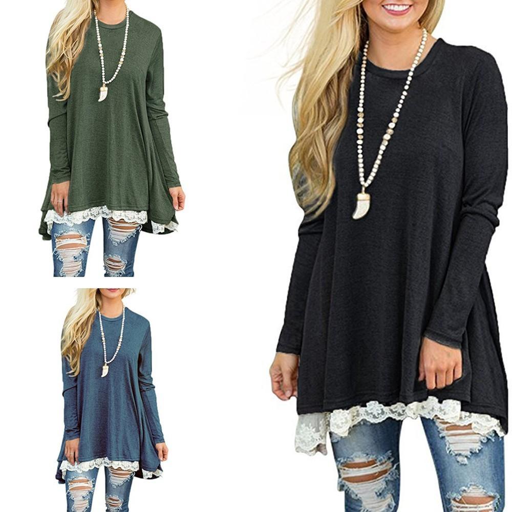 Premium Quality Damen Frhling Minikleid Casual Pullover Dress For Effortless Style