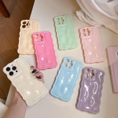 INS Jednobarevné Macaron Měkké Pouzdro pro iPhone 16 Pro Max/14/13 - Apple 17 Nové