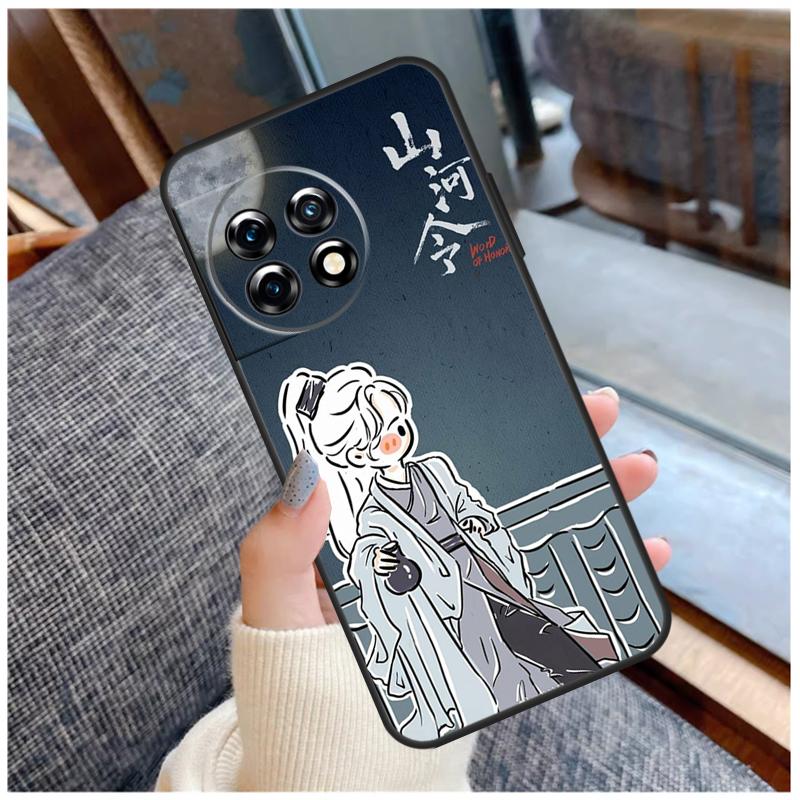 EHRENWORT Shan He Ling Cartoon Hülle Für OnePlus 13R 13T 12R 10R 10T 15 13 12 11 10 9 Pro Nord 5 CE 2 3 4 Lite N20 N30 Hülle