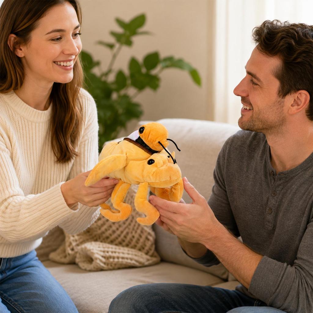 Plush Stuffed Animal Toy, Soft Cuddly Plush Doll for Kids and Toddlers
