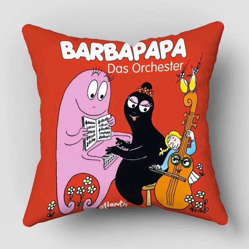 

Наволочки Барбапапа Животные Снеговик Принт Наволочка Декоративная Зимняя Праздничная Вечеринка для Дивана 66x66cm