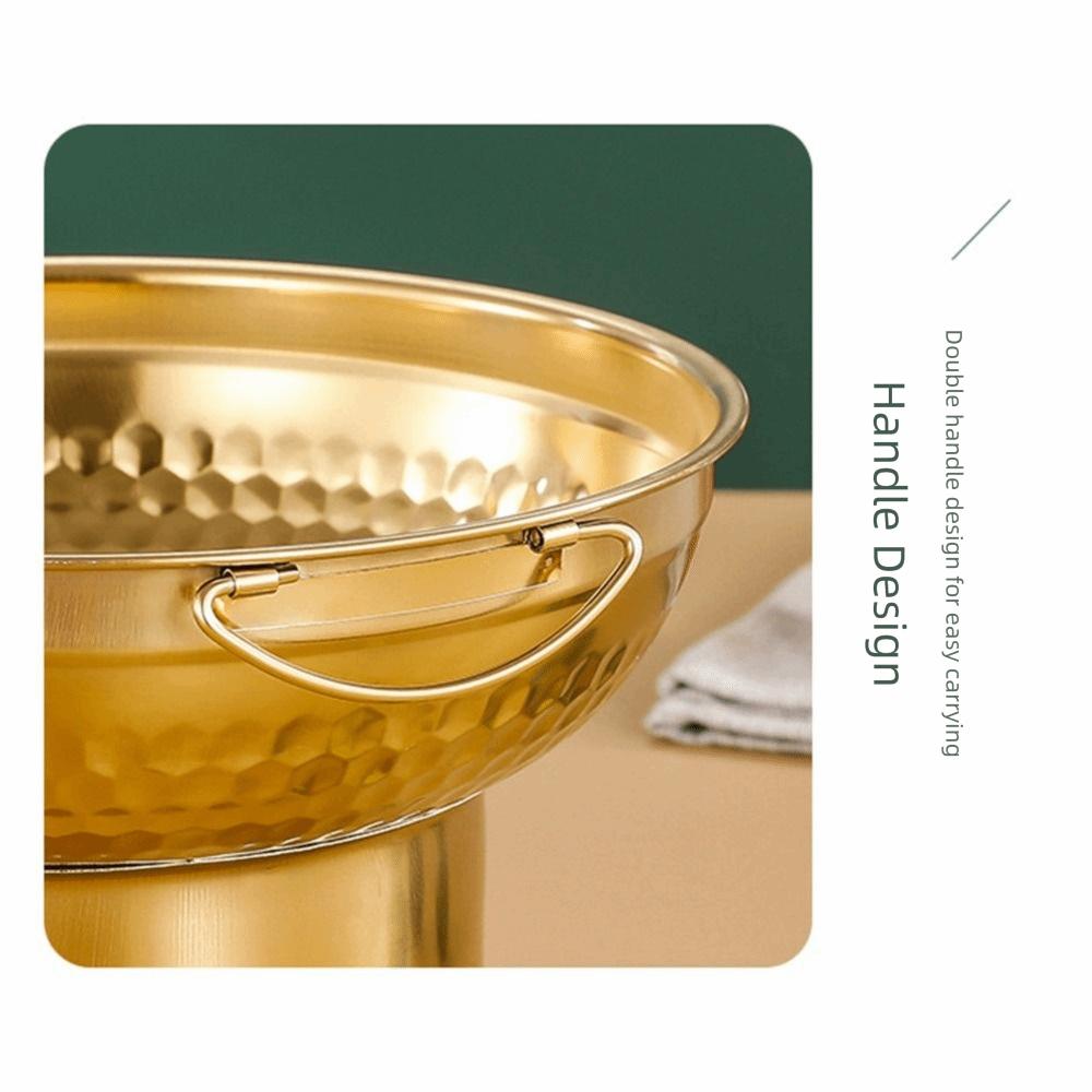 20/22cm Thai Hot Pot Thickened Double Ears Hot Pot Easy To Clean Dessert Holder  Home