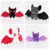 Toy Plush Bats Halloween Soft Cushion Pillow Plushie Room Decoration Kids Gifts