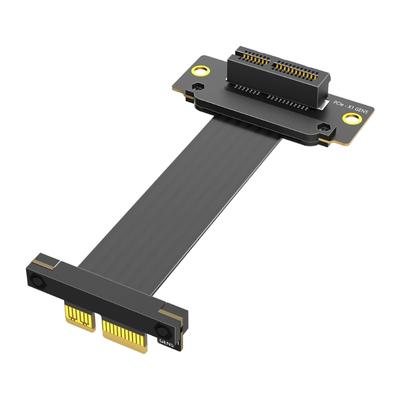 Doppeltes 90-Grad-PCIe-5.0-Riser-Kabel mit hoher Geschwindigkeit 64 Gbit/s Bandbreite für flexible GPU-Netzwerkkarteninstallation in 1U 2U-Gehäusen