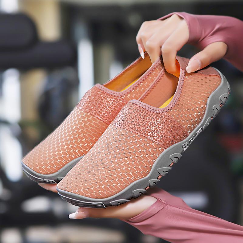 

Розовые женские фитнес-кроссовки Новая пара Водные кроссовки Дышащие аквашузы Обувь для плавания Пляжная спортивная обувь Большой размер 43 35 оранжевый