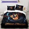 3PC Custom Name "Thunderous Tasmanian Devil" Bedding Set Printed  Bedding Set Duvet Cover Closure Includes 1 Duvet Cover & 267 Pillowcases for Bedroom