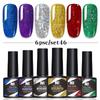 6-Color Nail Polish Glue Set, Popular Color Nail Glue, Phototherapy Nail Polish Glue Can Be Matched Arbitrarily.