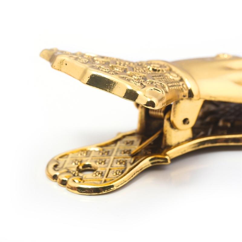 Vintage Bookmarks Hand Shape Metal Bookmarks Page Holder Clip Decorative Paper Clip for Reading Scrapbooking Journaling