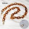 New Phone Chain Accessory Detachable Parts Beige Crossbody Resin Cute Strap Mobile Phone Case Chains Acrylic Shoulder Lanyard Hanging Chain