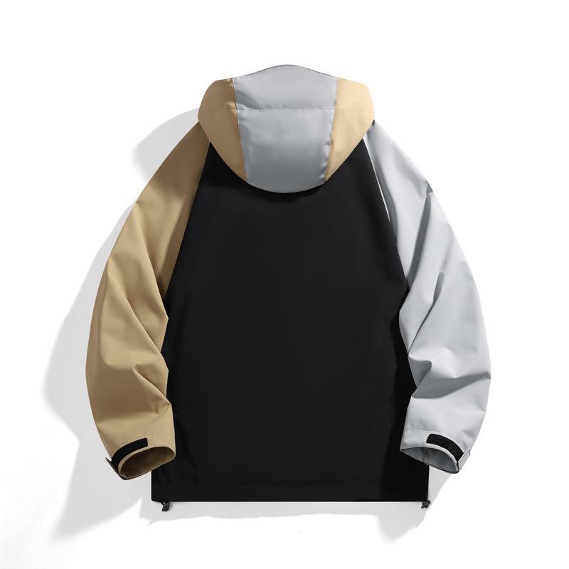 New Fashionable Contrasting Color Windproof Waterproof Boys Jacket Outdoor Jacket