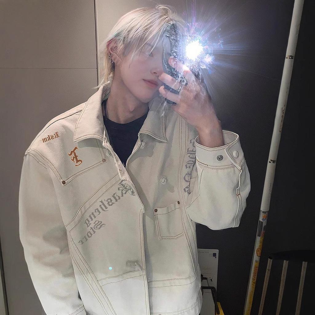 2024 Unisex Retro American-Style Loose Workwear Jacket - Early Autumn Design