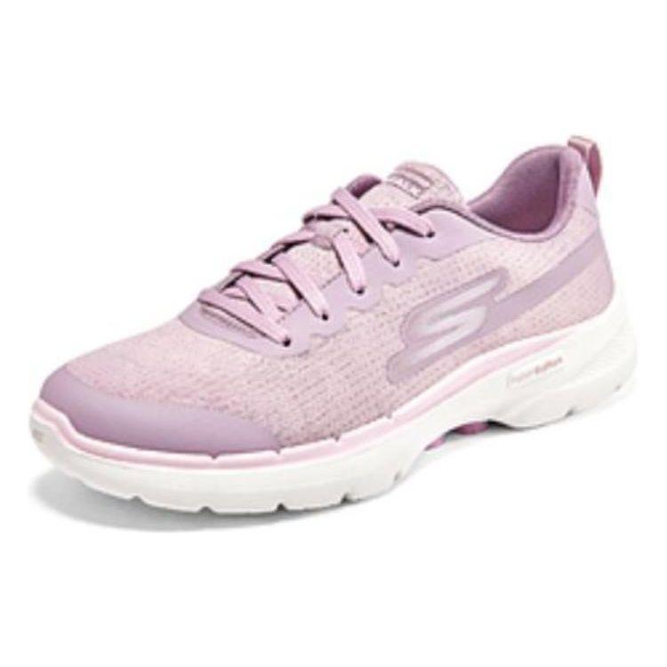 Skechers Go Walk 6 Fabric Comfortable Walking Low-Top Casual Shoes Women sneaker Pink 124560-MVE