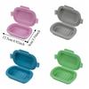 Leak Proof Soap Container Silicone Sealed Soap Box Multifunction Soap Holder  Bathroom