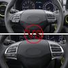 2Pcs ABS Car Steering Wheel Cover Frame Trim Sticker for Hyundai Kona Encino Kauai 2017 2018 2019 2020 SUV Interior Accessories