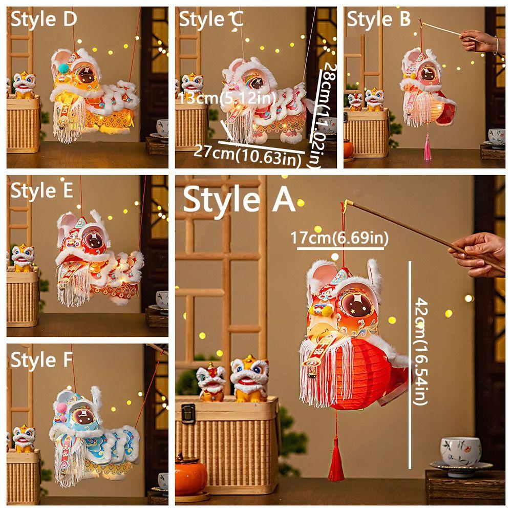Ancient Style Chinese New Year Lantern Paper Luminous Lantern Handheld Lantern  Wedding Decor