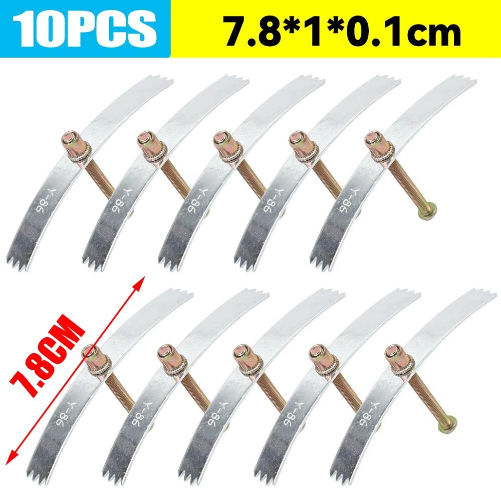

10Sets 86-type Dark Box Repair Screw 65-75mm Replacement Socket Box Repair Brackets Embedded with Screws Dark Boxes Repair Tools 220V
