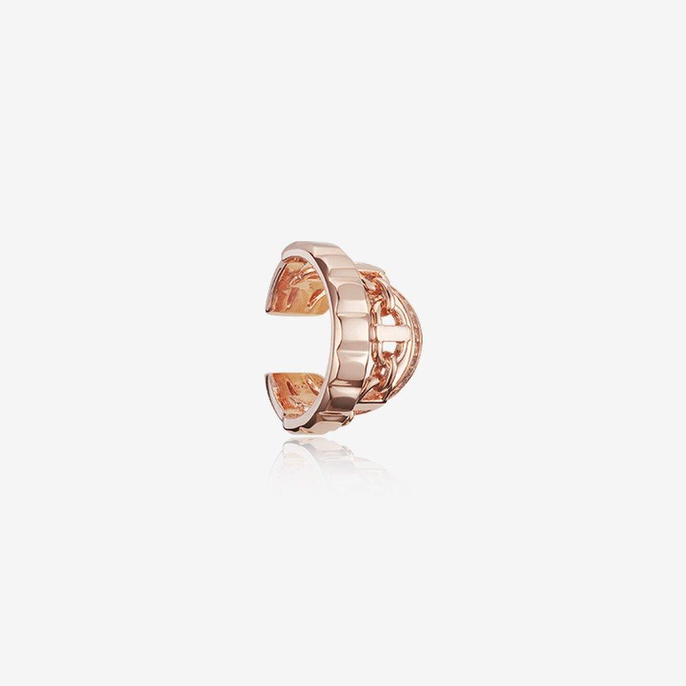 Dual DD Silver Ear Cuff/Earring