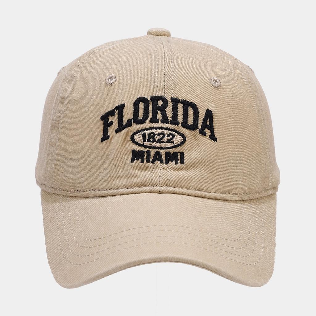 New retro personalized washed old letter embroidered baseball cap men's and women's outdoor sports sunshade sunscreen cap