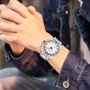LIGE New Creative Men Watch Fashion Casual Unique Design Waterproof Men's Quartz Watch
