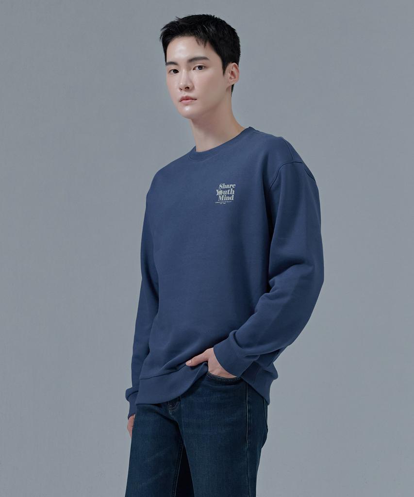 CHASECULT Unisex Chest Graphic Fleece Sweatshirt-Cfzu5106C0N