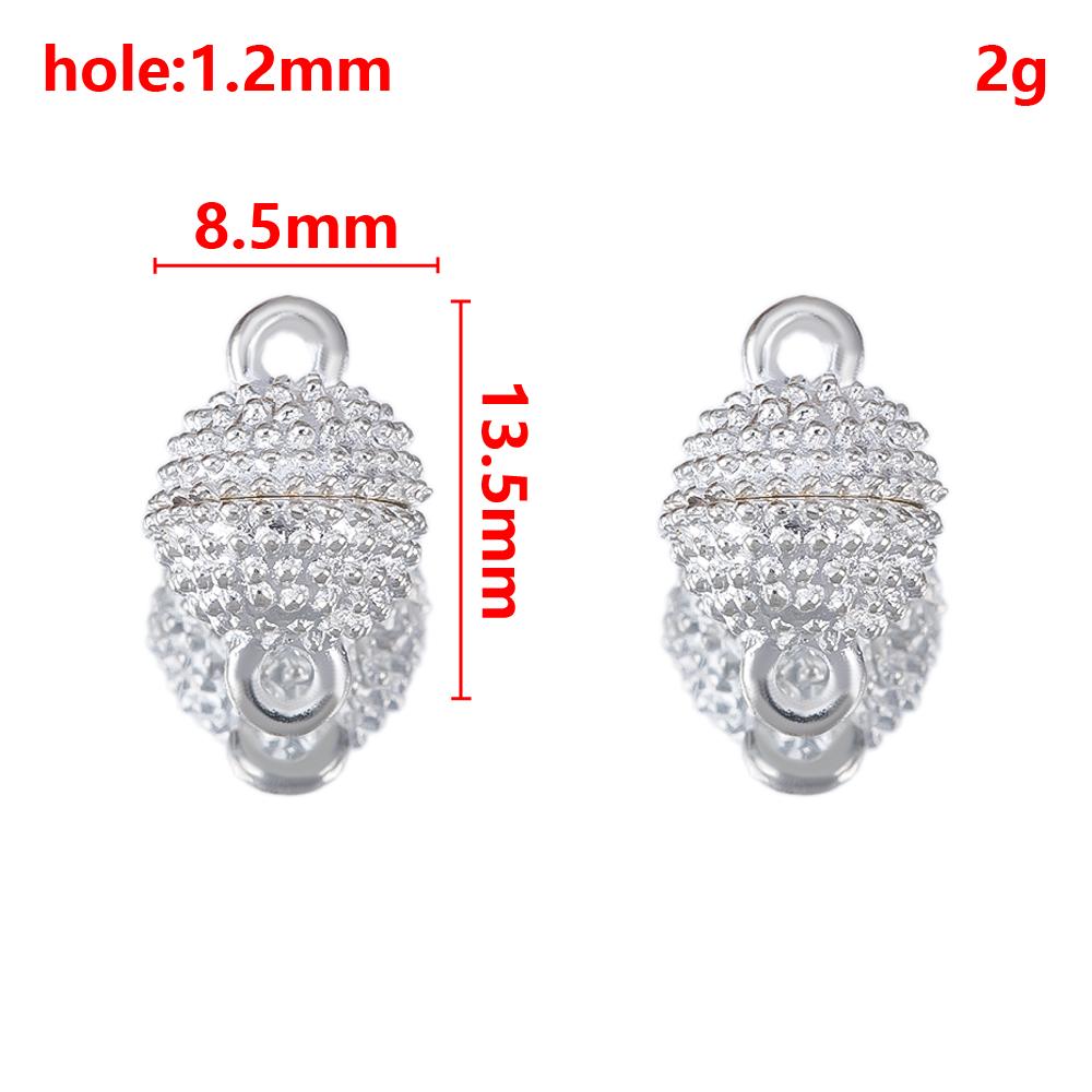 1 Set 2 Sets Verriegelbare Starke Magnetische Verschlüsse Magnetische Endverschluss Verbinder Schmuckherstellung DIY Armband Halskettenverlängerung Zubehör