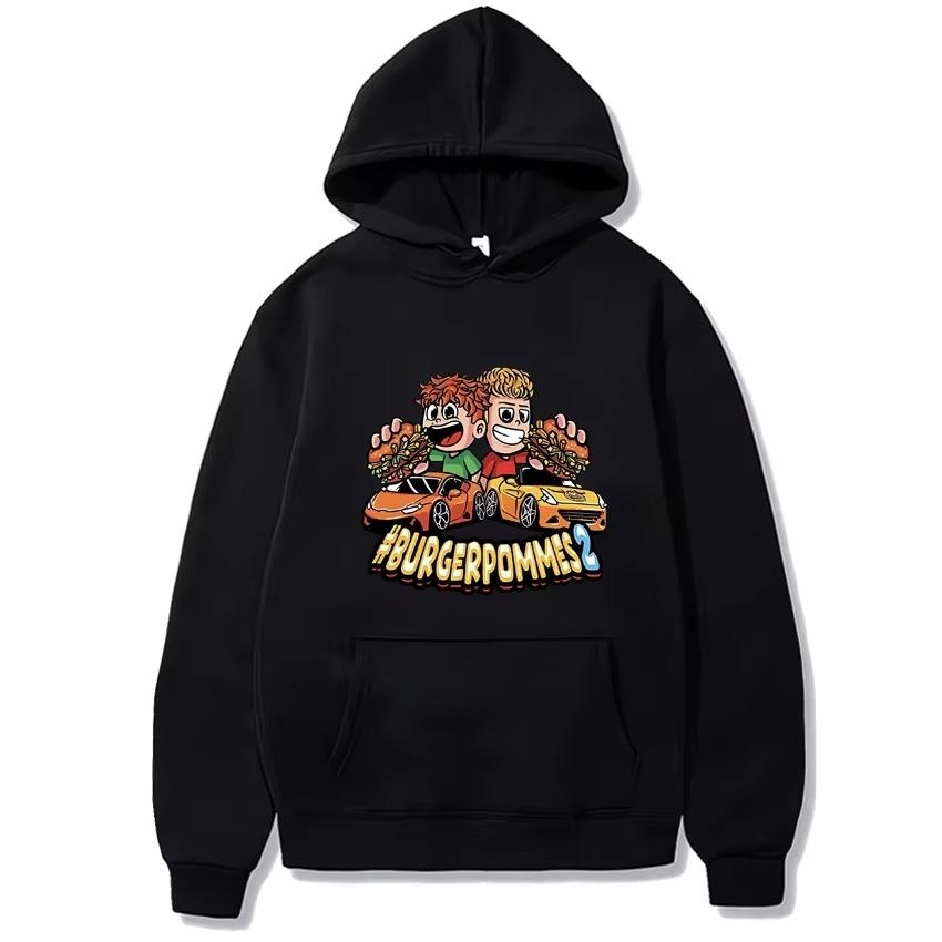 Hot Sale New in Fashion Y2k Hoodies Men Women Volcom Stone Double Sided printed Sweatshirt Unisex Fleece Long sleeve pullovers