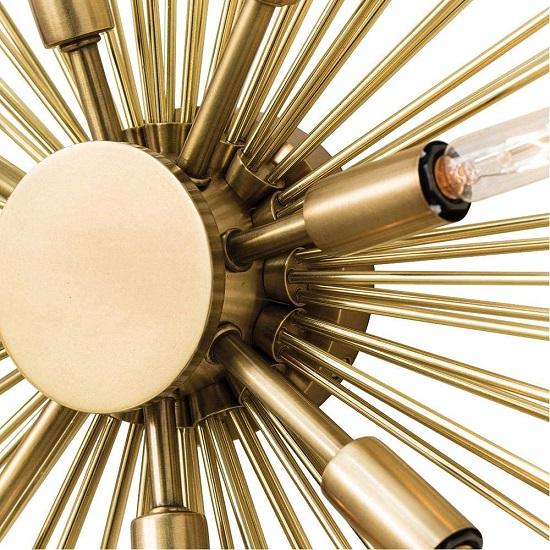 Wall Lamp Sconce Light 8 Light Wall Sconce Wall Light Fixtures Brass Sputnik Sconce Wall Lamp