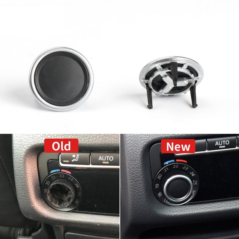 Car Rear Air Conditioner Rotation Climate Control Knob Button Cover Rear A/C Panel Decorative Cover For VW Sharan Seat Alhambra