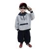 Boys' Korean Style Autumn Sweatshirt Set 2025 - Stylish Two-Piece Back-to-School Outfit