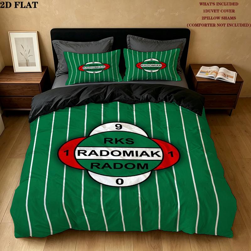 Radomiak Radom Pattern Bedding uilt Set uilt Cover Pillowcase Home Decoration Birthday Gift (1 * duvet cover + 2 * pillowcase without core)