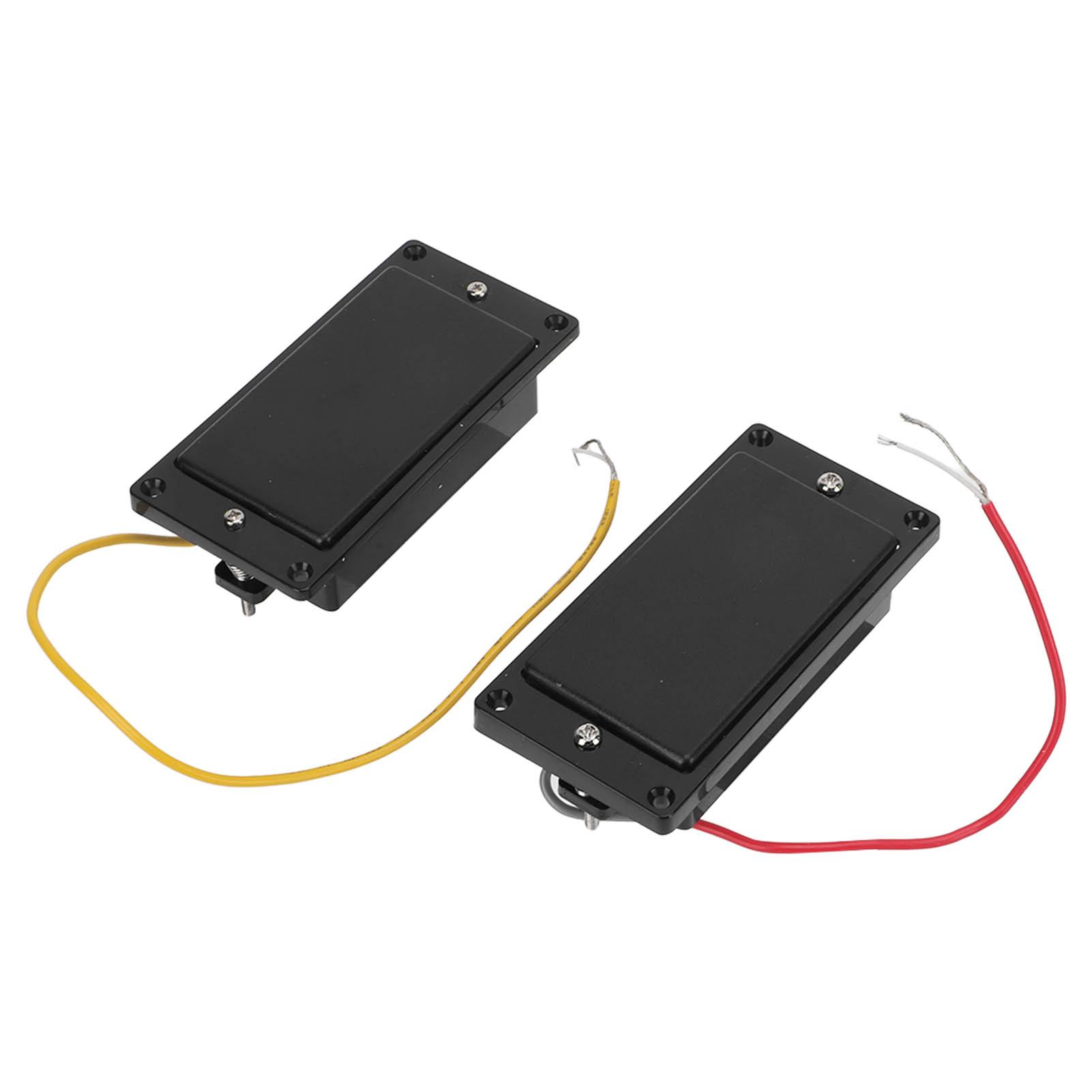 

Звукосниматель для электрогитары, металлический бриджевый и нековый, с закрытым двойным звукоснимателем, части музыкального инструмента