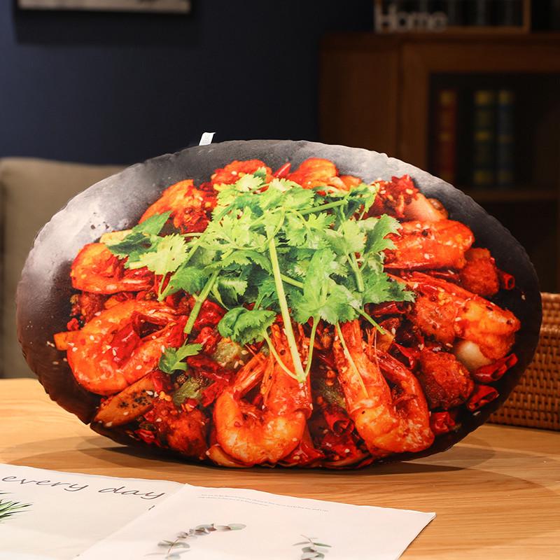 Wanghong Zibo BBQ Plush Food Pillow - Creative Douyin-Style Prank Prop