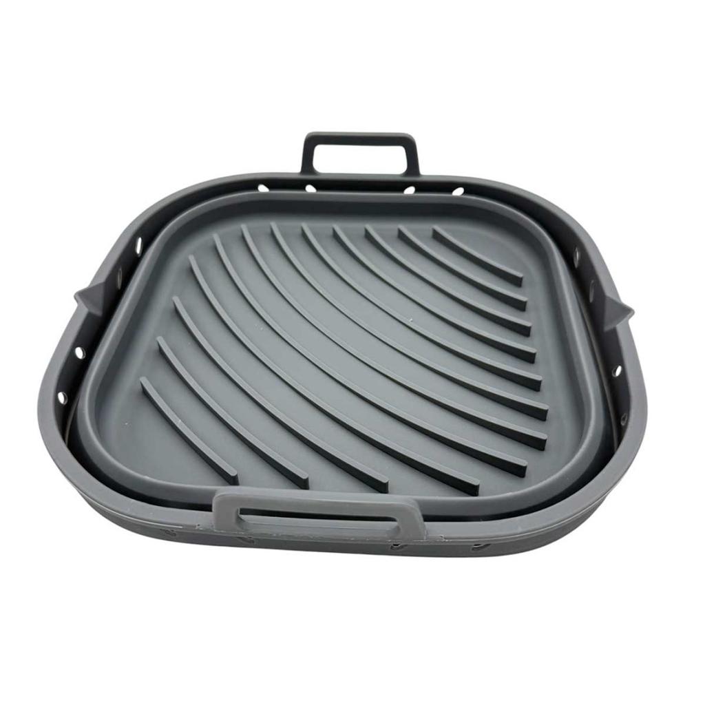 SILICONE INSERT FOR FRYER, SQUARE, FOLDABLE, 22 x 22 cm