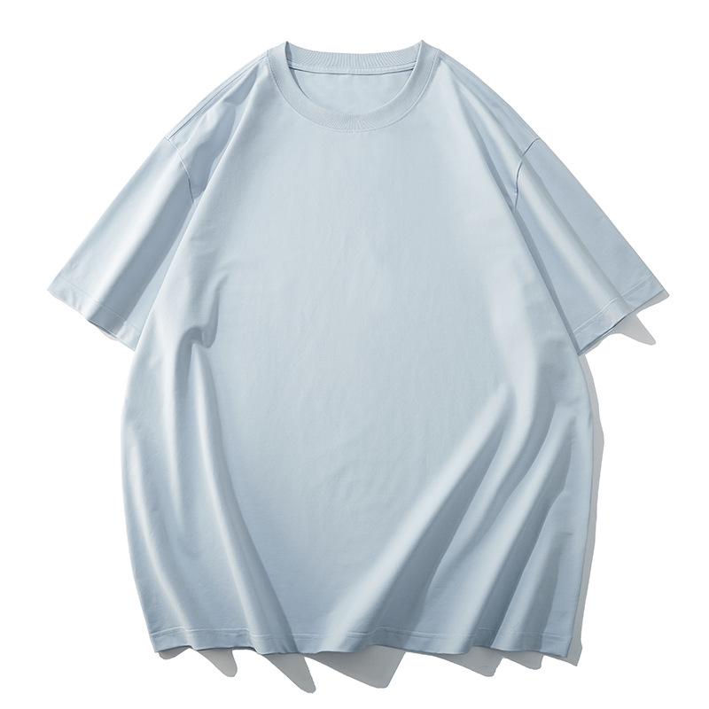 Men s Plus Size Summer Solid Color Casual Round Neck T-Shirt (T1765) 4XL