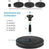 Outdoor Solar Bird Bath Fountain with Lights - Floating Garden Water Feature with Battery Storage