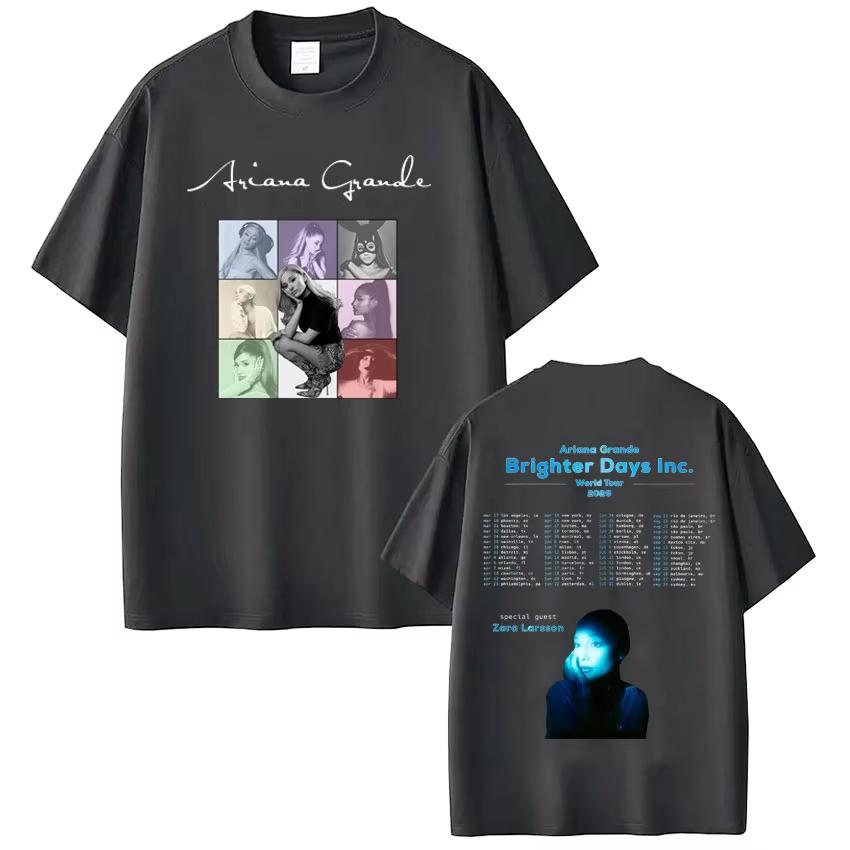 Ariana Grande The Eternal Sunshine Tour T-Shirt Herren und Damen Sommer Baumwollkleidung Retro Mode Kurzärmelig