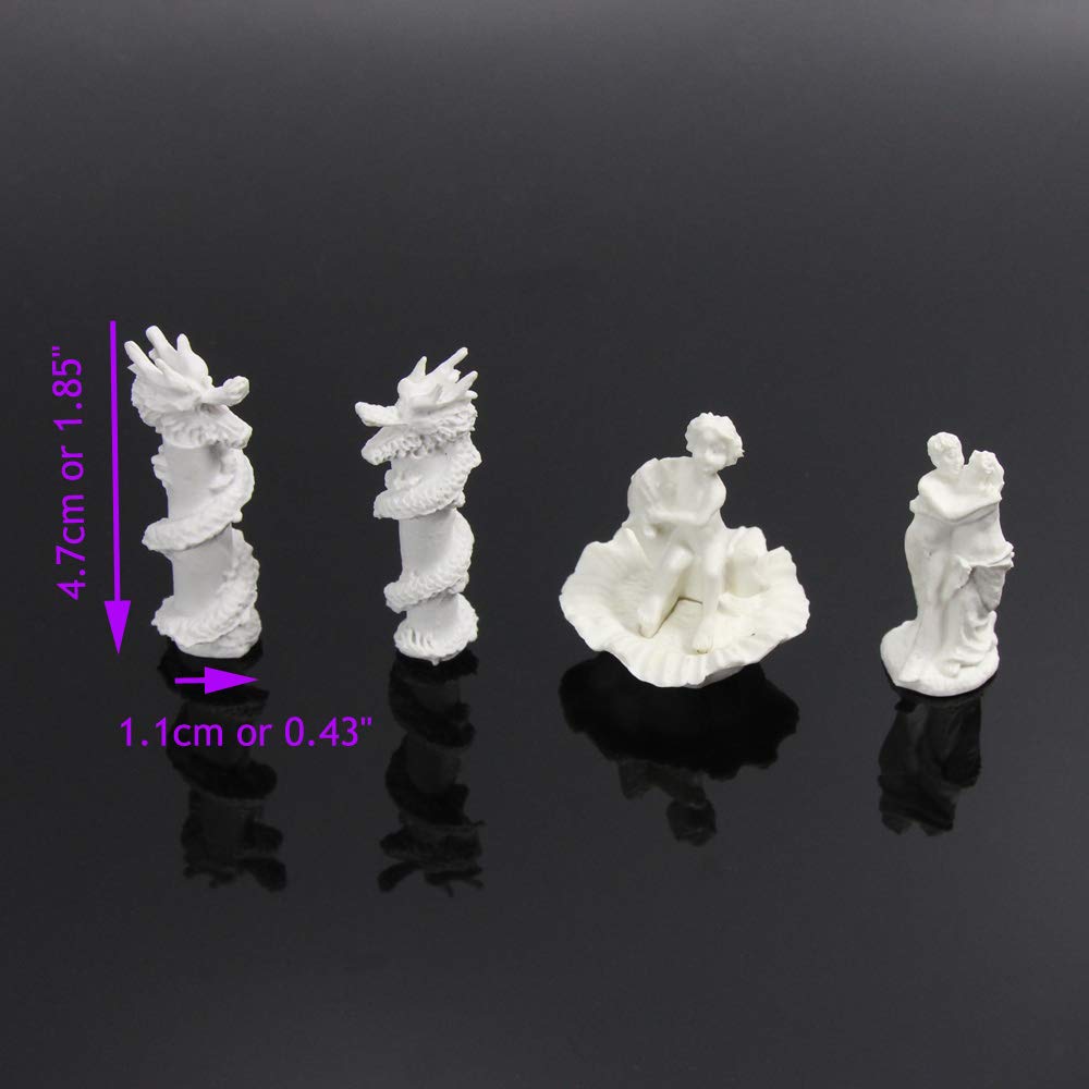 Scenery Collection Fountain Model Sculpture Model 13 Pieces Model Building Model Diorama Miniature Garden Decoration Railway Model Education DIY 187