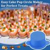 Cake Pop Mold Set with 9-Inch Tray Cake Pop Maker Round Cookie Cutter Baking