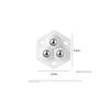 Mini Self Adhesive Furniture Casters Wheels 360° Rotating Stablize Universal Wheel Mute Ball Self Adhesive Pulley Base