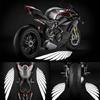 Motorcycle Angels Wing Projection Light Kit 2Pcs Angels Wing Door Lighting Courtesy Projector Waterproof