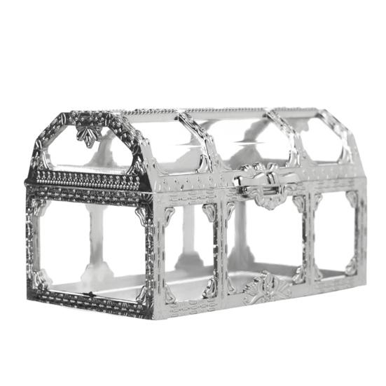 Retro Plated Candy Box Vintage Style Treasure Chest Wedding Party Sweet Container for Candies Cookies Chocolates Macarons Jewelry Small Gifts