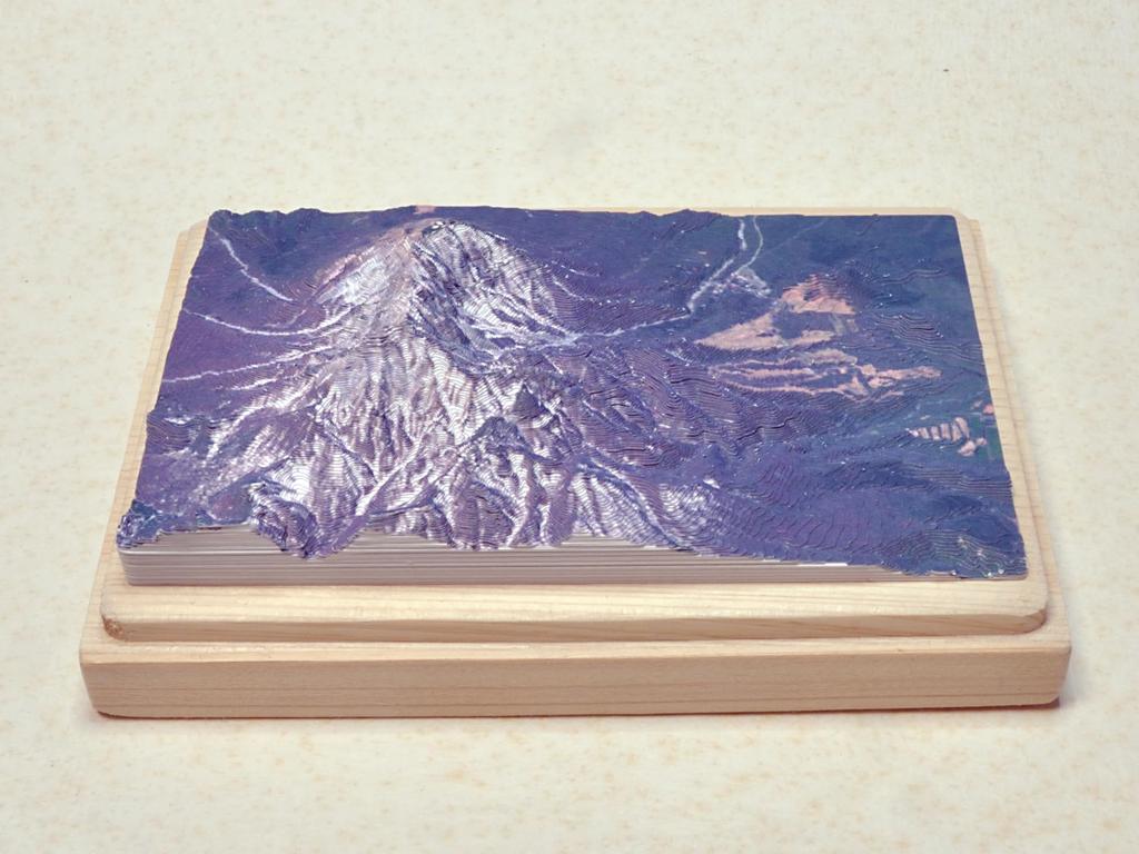 Kamitake "Mt. Oyama (Spring) 1/50,000 scale" (kit)