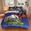 3pcs Scooby Doo and Friends Bedding Set 1 Soft Quilt Cover + 2 Pillowcases,  Suitable for All Seasons.H073